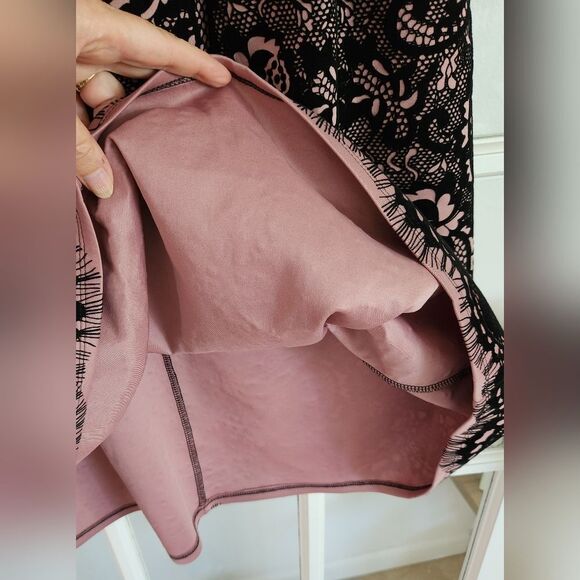 Black Velvet and Pink Dress -New! - Picture 7 of 12